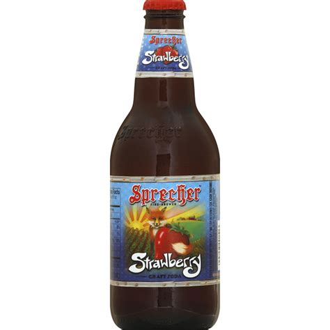 Sprecher Soda, Gourmet, Strawberry (16 oz) Delivery or Pickup Near Me - Instacart