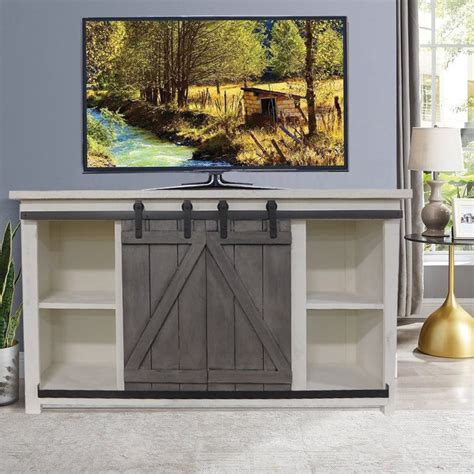 Sliding Barn Door TV Stand – Comfort Collective