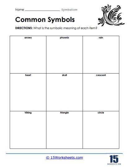 Symbolism Worksheets - 15 Worksheets.com