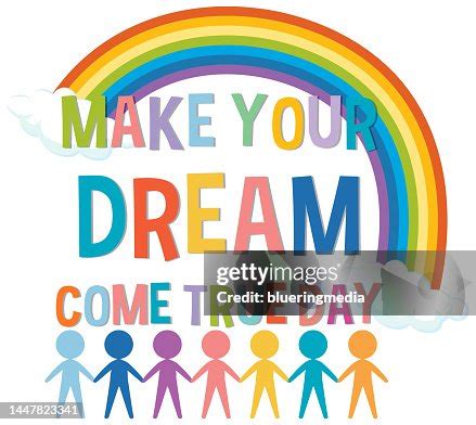 Make Your Dream Come True Day Logo Concept High-Res Vector Graphic - Getty Images