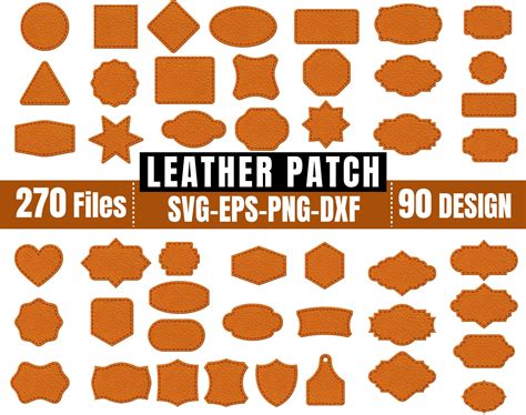 Leather Patch Template