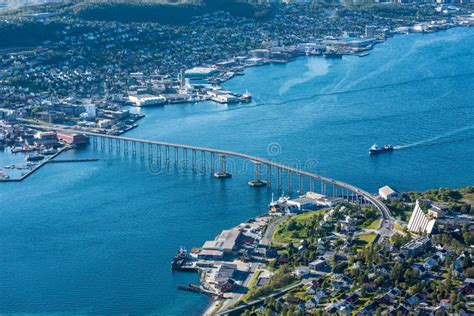 The Tromso Bridge in Norway. Editorial Image - Image of europe, northern: 90972755