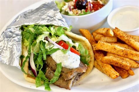 Traditional Gyro Sandwich – Greek Bistro