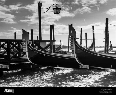 Gondolas in Grand Canal, Venice, Veneto, Italy Stock Photo - Alamy