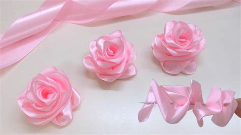 DIY Ribbon Flowers - How to Make Ribbon Roses - Amazing Ribbon Flower ...