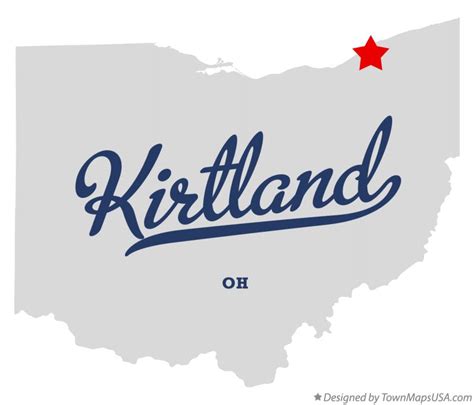 Map of Kirtland, OH, Ohio