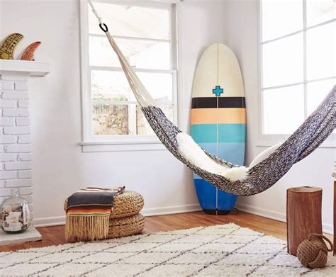 Hang a Hammock Indoors | Indoor Hammock Anchors to Hang Your Yellow Leaf Hammock | Indoor ...