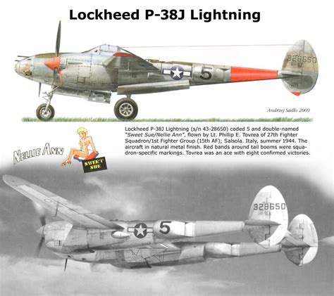 P-38J Lightning | Lockheed p 38 lightning, Aircraft, Wwii plane art