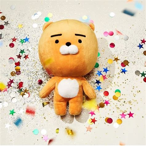 Kakao Friends Official Goods RYAN Fashionista 35cm Plush Doll Figure ...