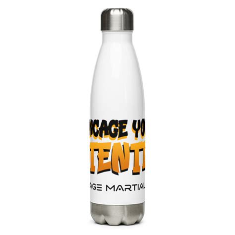 Uncage Your Potential Stainless Steel Water Bottle | TheCageMartialArts