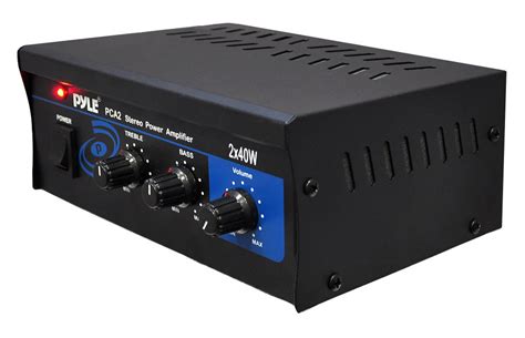 Pyle-Home Pca2 2x40-Watt Stereo Mini Power Amplifier: Amazon.ca ...