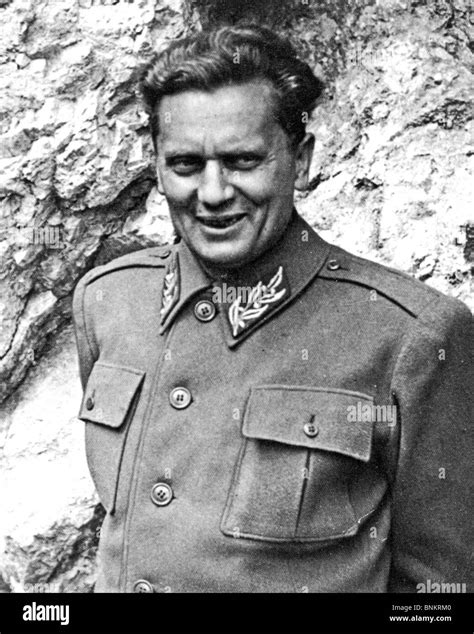 JOSIP BROZ TITO (1892-1980) Yugoslav revolutionary and statesman here Stock Photo: 30553824 - Alamy