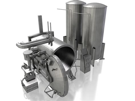 vacuum furnace 3d model