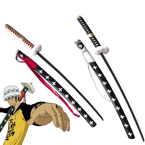 Free Shipping 41 Inch One piece Trafalgar D. Water Law Sword Surgeon of Death Anime Cosplay Prop ...