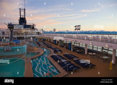 Cruise Ship Inside Passage Alaska USA Stock Photo - Alamy