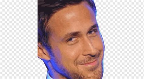 Ryan Gosling Sticker Kumis Telegram Face, ryan gosling, selebriti, wajah, kepala png | PNGWing