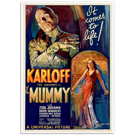 The Mummy - Boris Karloff | Retro Movie Poster | Just Posters