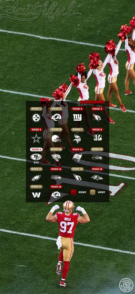 49ers Schedule 2024 Wallpaper - Wini Amandie