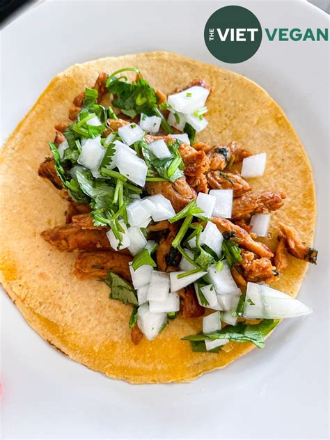 Vegan Carne Asada Tacos with Soy Curls - The Viet Vegan