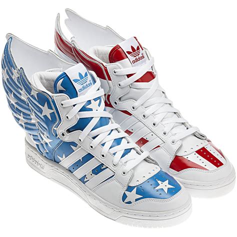 Adidas Jeremy Scott Wings - Capt. America shoes | Adidas jeremy scott ...