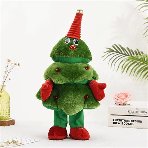 Singing Dancing Music Christmas Tree Plush Toy - Kyootii