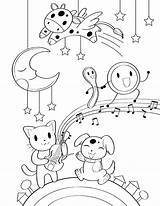 Hey Diddle Coloring Page sketch template
