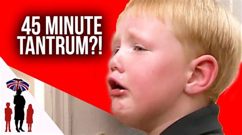 45 Minute Tantrum | Supernanny - YouTube