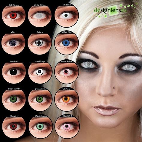 Designlenses© Colored contact lenses crazy lenses vampire zombie lenses | Contact lenses colored ...