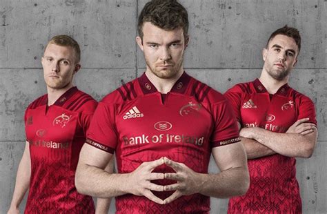 NEWS: Munster Rugby reveal 2017/18 Adidas home shirt – Rugby Shirt Watch