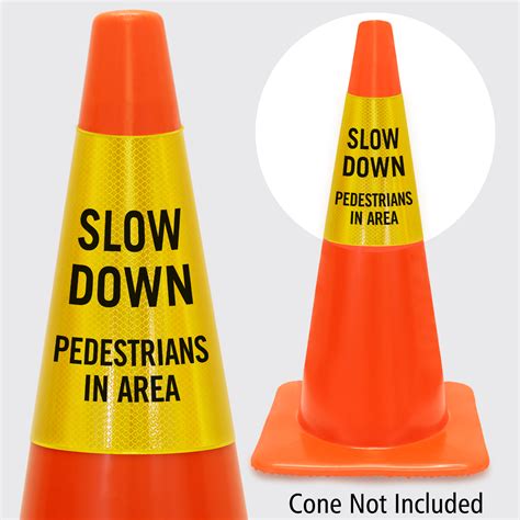 Slow Pedestrian Crossing Signs | Slow Down Pedestrian Signs