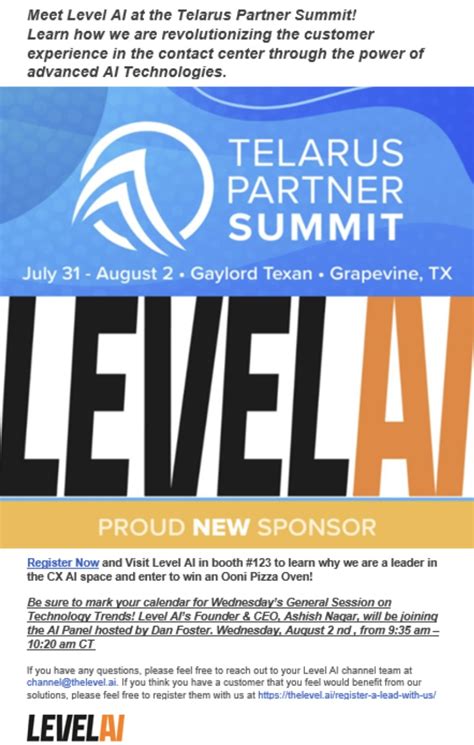 Meet Level AI at the Telarus Partner Summit! | iAgentNetwork