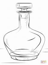 Disegno Di Bottiglia Da Colorare  Disegni E Stampare Gratis sketch template
