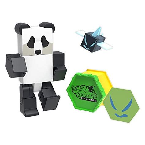 Bee Swarm Simulator – Panda Bear Action Figure Pack w/ Mystery Bee ...