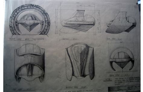 SG-1 concept art - ship design : r/Stargate