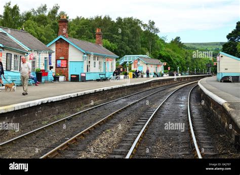 Grosmont Station North Yorkshire Moors England UK Stock Photo - Alamy