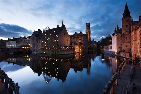 Bruges photographs taken at night, Belgium's finest in a different light