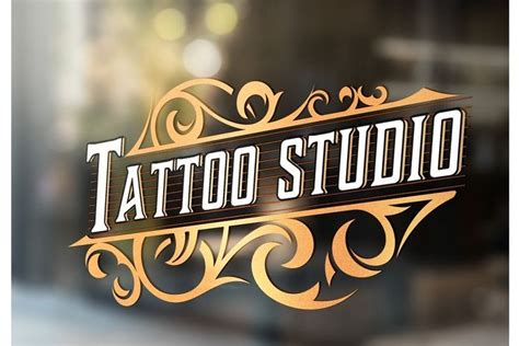 Tattoo logo template | Logo templates, Tattoo studio, ? logo