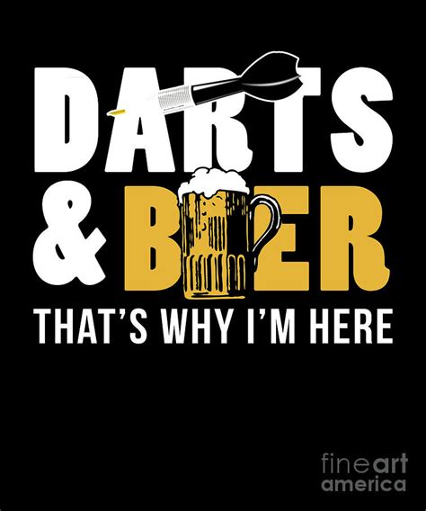 Funny Darts Player Throwing Darts Pub Games Gift Digital Art by Lukas ...