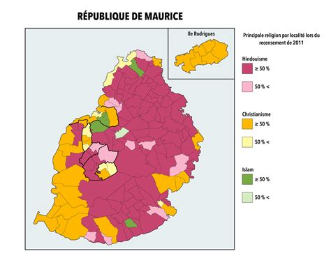 the only religion map of Mauritius i could find (i'm trying to find religion maps of small ...