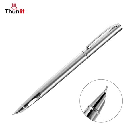 Thunlit Sketch Fountain Pen Bent Nib 1.0mm Broad Iridium Nib Pen for Art Signature or ...