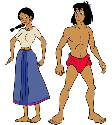 Disney's Jungle Book - Mowgli and Shanti Grown (1) by TimEberhart98 on DeviantArt