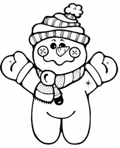 Coloring Pages Of Snowman - Coloring Home