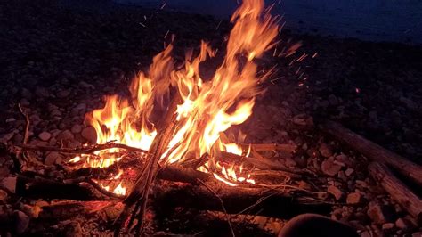 ASMR fire crackling from the Canadian Rockies. : r/camping