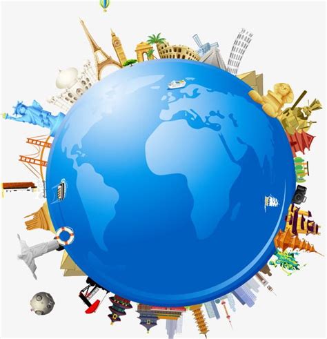 Global Earth Globe Travel World Architecture PNG, Clipart, Architecture Clipart, Attractions ...