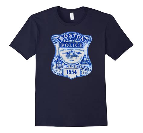 Boston Police Department Shield T Shirt Tee