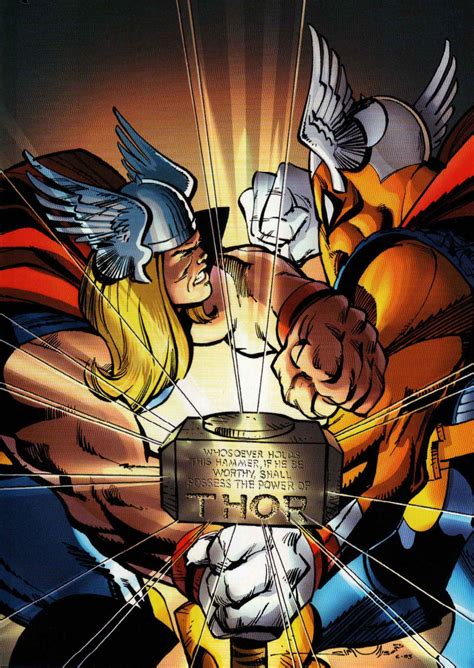 Thor vs Beta Ray Bill by Walt Simonson | The mighty thor, Thor comic ...