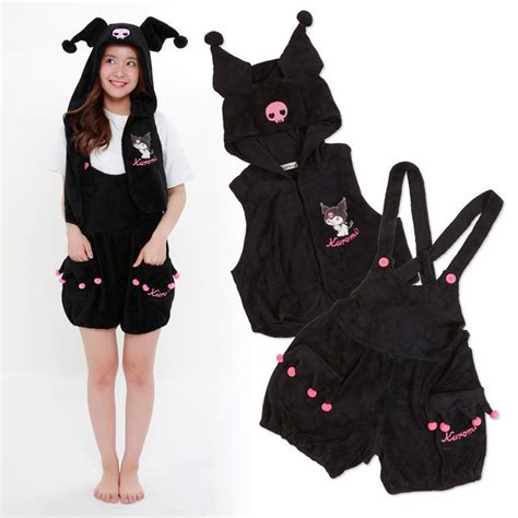 KUROMI Fluffy Salopette Set SANRIO from Japan kawaii | eBay | カワイイ服 ...