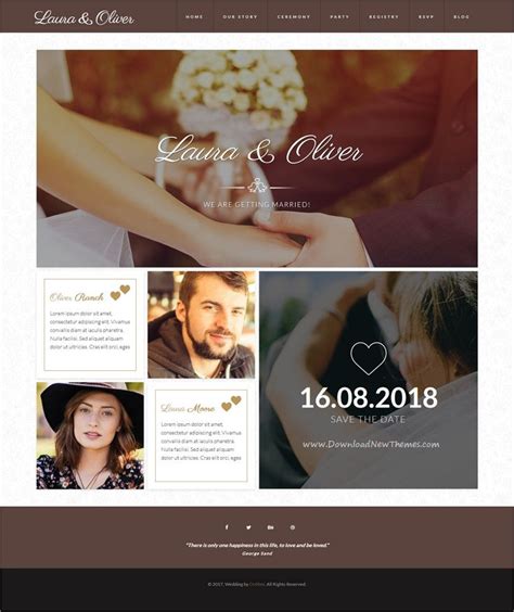 Wedding Officiant Website Template