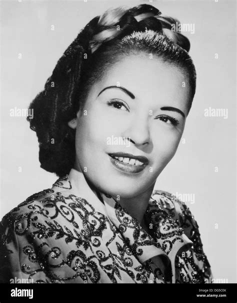 Billie Holiday, Blues and Jazz Singer, Portrait, 1951 Stock Photo - Alamy