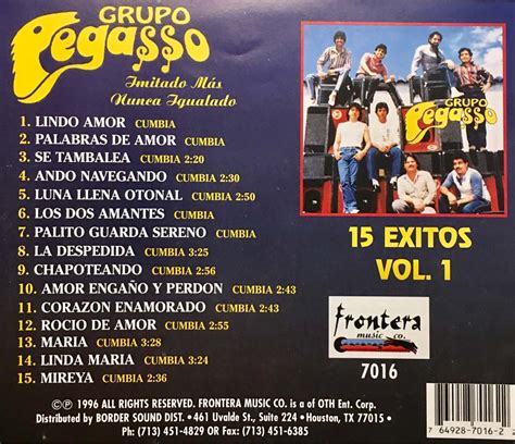 Cd Grupo Pegasso Vol 1 - $ 799.99 en Mercado Libre